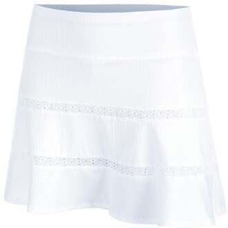 Tier Flounce 14in Rok Dames wit - S,L