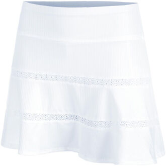 Tier Flounce 14in Rok Dames wit - S