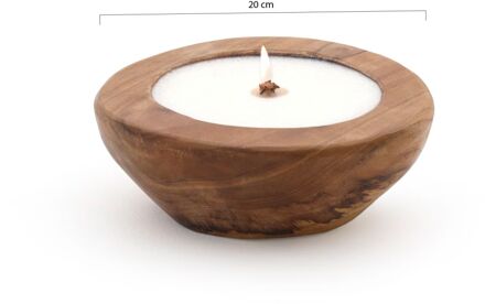 Tierra Outdoor Bowl buitenkaars ø 20cm - Laagste prijsgarantie! Bruin