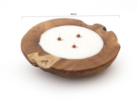 Tierra Outdoor Bowl buitenkaars ø 40cm - Laagste prijsgarantie! Bruin