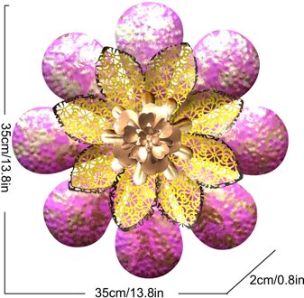 Tieyihua Art Zonnebloem Krans Bark Hanger Kunstmatige Krans Ornamenten Hanger Venster Restaurant Home Wanddecoratie