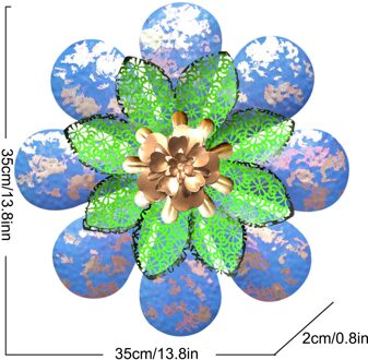 Tieyihua Art Zonnebloem Krans Bark Hanger Kunstmatige Krans Ornamenten Hanger Venster Restaurant Home Wanddecoratie