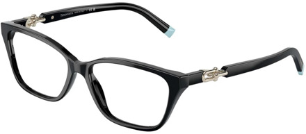 TIFFANY Black Eyewear Frames TF 2229 Sunglasses Tiffany , Black , Unisex - 55 MM