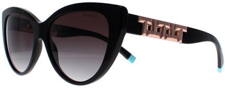 Tiffany & Co Tiffany TF4196 80013C zwart grijs gradiënt zonnebril - One Size