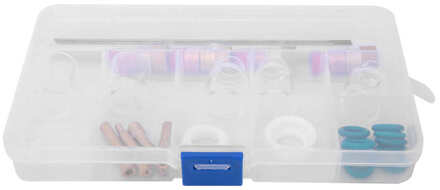 Tig Lassen Accessoires 30 Stuks Tig Lassen Kit Gas Len Cup Wolfraam Naald Voor WP17/18/26 Tig Toorts