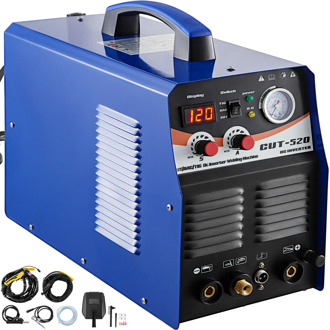TIG/MMA Plasma Cutter CT520 3 in 1 Combo Welding Machine Tig Welder 200A Arc Welder 200A Plasma Cutter 50A 110V 220V