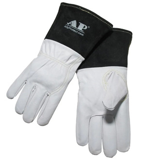 TIG Welding Gloves Soft Sensitive 30cm(12") Goatskin Gloves Cowhide Cuff CE Certificated High Quality Welding Gloves