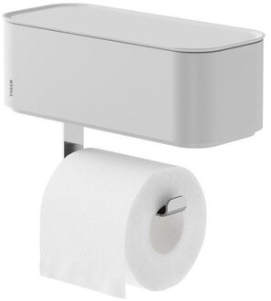Tiger 2-Store Toiletrolhouder met Opbergbakje - Wit