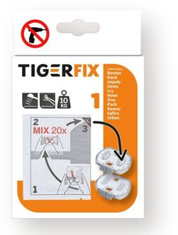 Tiger Bevestigingsmateriaal TigerFix Type 1 metaal 398730046 Zilverkleurig