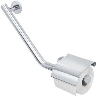 Tiger Boston Comfort & Safety Wandbeugel met toiletrolhouder RVS gepolijst Links 40.4x24.1x8cm