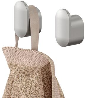 Tiger Cooper Handdoekhaak Klein (2 Stuks) Rvs Geborsteld