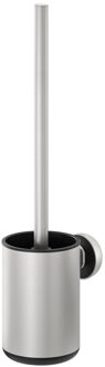 Tiger Cooper Toiletborstel met Muurhouder - RVS Zilver, Zwart