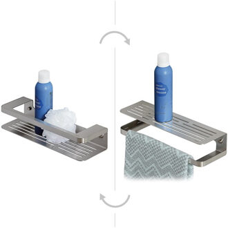 Tiger Douchemand of Handdoekrek Tiger Caddy 35 cm RVS Geborsteld