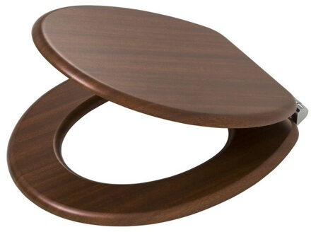 Tiger Douglas Closetzitting - 38x43x5cm - softclose - MDF - walnoot 800612 Walnoot structuur