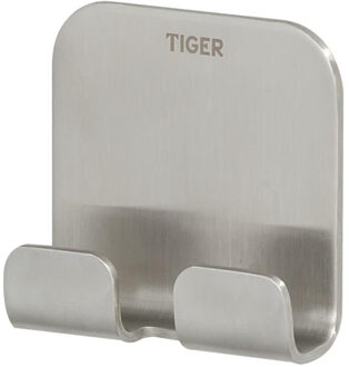 Tiger Dubbele Handdoek Haak Colar Zilver 1314630946 Zilverkleurig