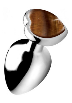 Tiger Eye Hart - Butt Plug - Groot - Tiger Eye Hart - Butt Plug - Groot