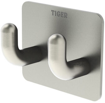 Tiger Haak Pinky Double RVS Zilverkleurig