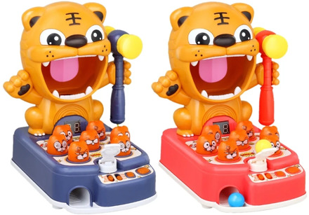 Tiger Hammering Hamster Interactive Learning Pounding Kids Children Early Education Puzzle Parent-child Toy