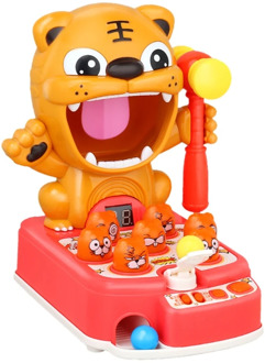 Tiger Hammering Hamster Interactive Learning Pounding Kids Children Puzzle Toy GXMB