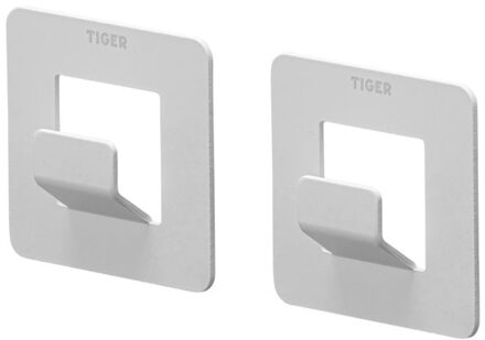 Tiger Handdoekhaak Tiger Open Wit (2 stuks)