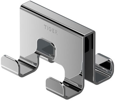 Tiger Handdoekhaak Voor Douchecabine Tiger Caddy 6-8 mm Dubbel Chroom