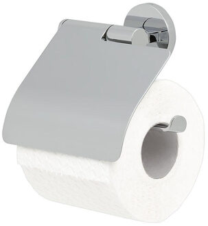 Tiger Noon Toiletrolhouder Met Klep Zilver