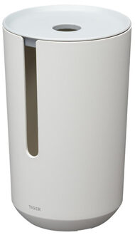 Tiger Reserverolhouder Met Deksel Tess Vrijstaand Wit - Lichtgrijs