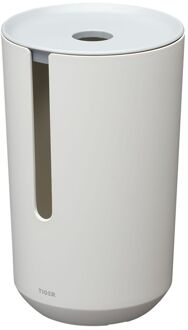 Tiger Reserverolhouder Tess - Polypropyleen - Vrijstaand - Met Klep - Wit / Lichtgrijs