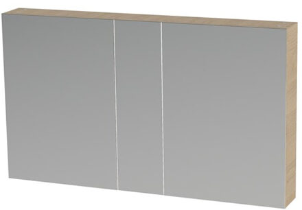 Tiger Spiegelkast Tiger S-line 120 cm Met 2 Deuren Naturel Eik Eiken
