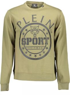 Tiger Sweatshirt Met Ronde Hals Pl9582 - maat M Salie Groen