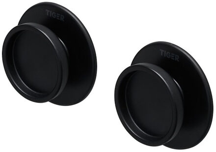 Tiger Tess Handdoekhaak Zwart 2 Stuks