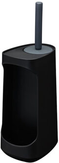 Tiger Toiletborstelhouder Tess Met Opbergfunctie Vrijstaand Swoop Borstel Flexibel Zwart - Antraciet