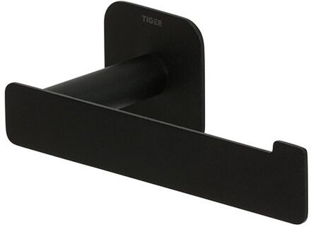 Tiger Toiletrolhouder Colar - Rvs - Zwart