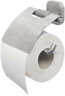 Tiger Toiletrolhouder Ramos - Rvs - Met Klep - Rvs Geborsteld