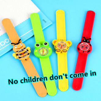 Tiger Toy Children Watches for Girls Students Clock Cartoon Bee Pattern Kids Watch for Boys Children Gift Rubber Sport Kid Watch
