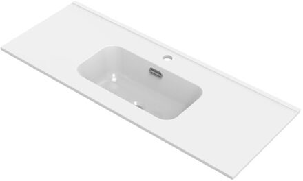 Tiger Wastafel S-line Calpe 100 cm Glanzend Wit