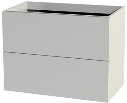 Tiger Wastafelonderkast Studio 80 cm Hoogglans Wit