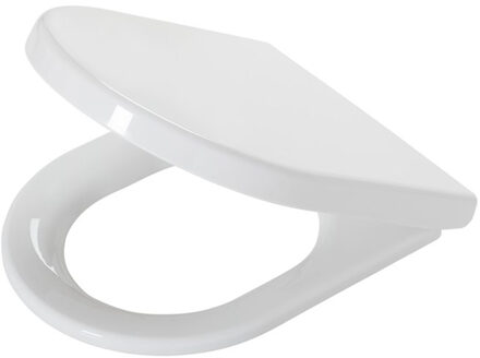 Tiger Wc-bril Stax - Thermoplastisch - D-vorm - Softclose - Verstelbaar - Quick Release - Wit