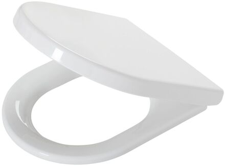 Tiger Wc-bril Stax - Thermoplastisch - D-vorm - Softclose - Verstelbaar - Quick Release - Wit