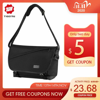 Tigernu Casual Messenger Bag Anti Theft Crossbody Bag Riding Shoulder Bag High Quality Original Fashion Oxford Small Bag For Men