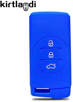 Tiggo 8 Siliconen Autosleutel Cover Case Shell Voor Chery Tiggo 8 Arrizo 5 7 Pro EQ7 5x 3x Chery tiggo 7 Pro Gx Sleutelhanger Houder Blauw