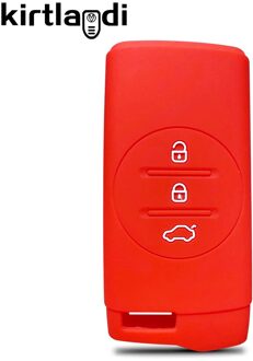 Tiggo 8 Siliconen Autosleutel Cover Case Shell Voor Chery Tiggo 8 Arrizo 5 7 Pro EQ7 5x 3x Chery tiggo 7 Pro Gx Sleutelhanger Houder Rood