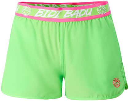 Tiida Tech 2in1 Shorts Dames neongroen - XL