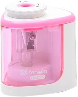 Tijdbesparende Inspanning Besparing Elektrische Puntenslijper Innovatieve Veilig Puntenslijper Voor Studenten roze