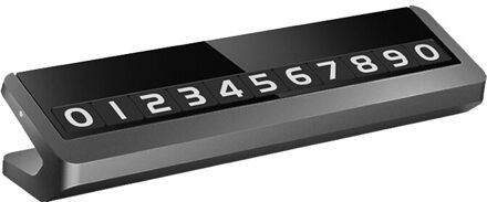 Tijdelijke Parkeerkaart Telefoon Nummer Kaart In Auto Noctilucent Tijdelijke Stop Teken Nummer In Staat