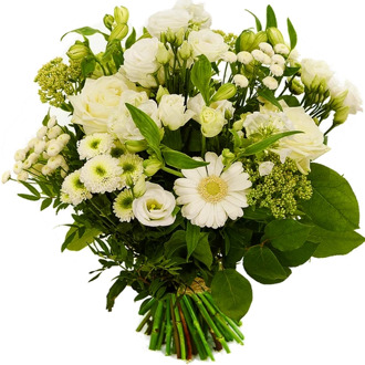 Tijdloos boeket Springerig wit