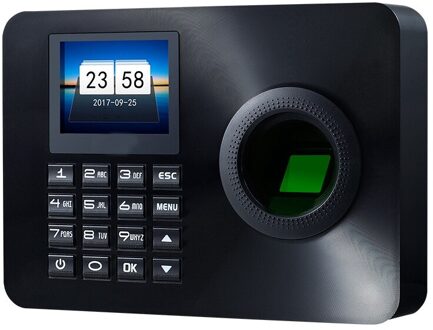 Tijdregistratie Machine 3000 Vingerafdrukken 2.4Inchintelligent Apparaat EU plug