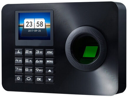 Tijdregistratie Machine 3000 Vingerafdrukken 2.4Inchligent Apparaat US plug
