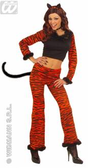 Tijger dame kostuum Multikleur - Print