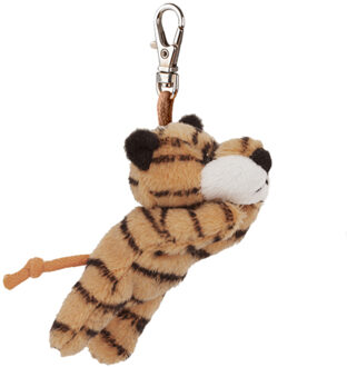 Tijger knuffel sleutelhanger - 6 cm - pluche dieren